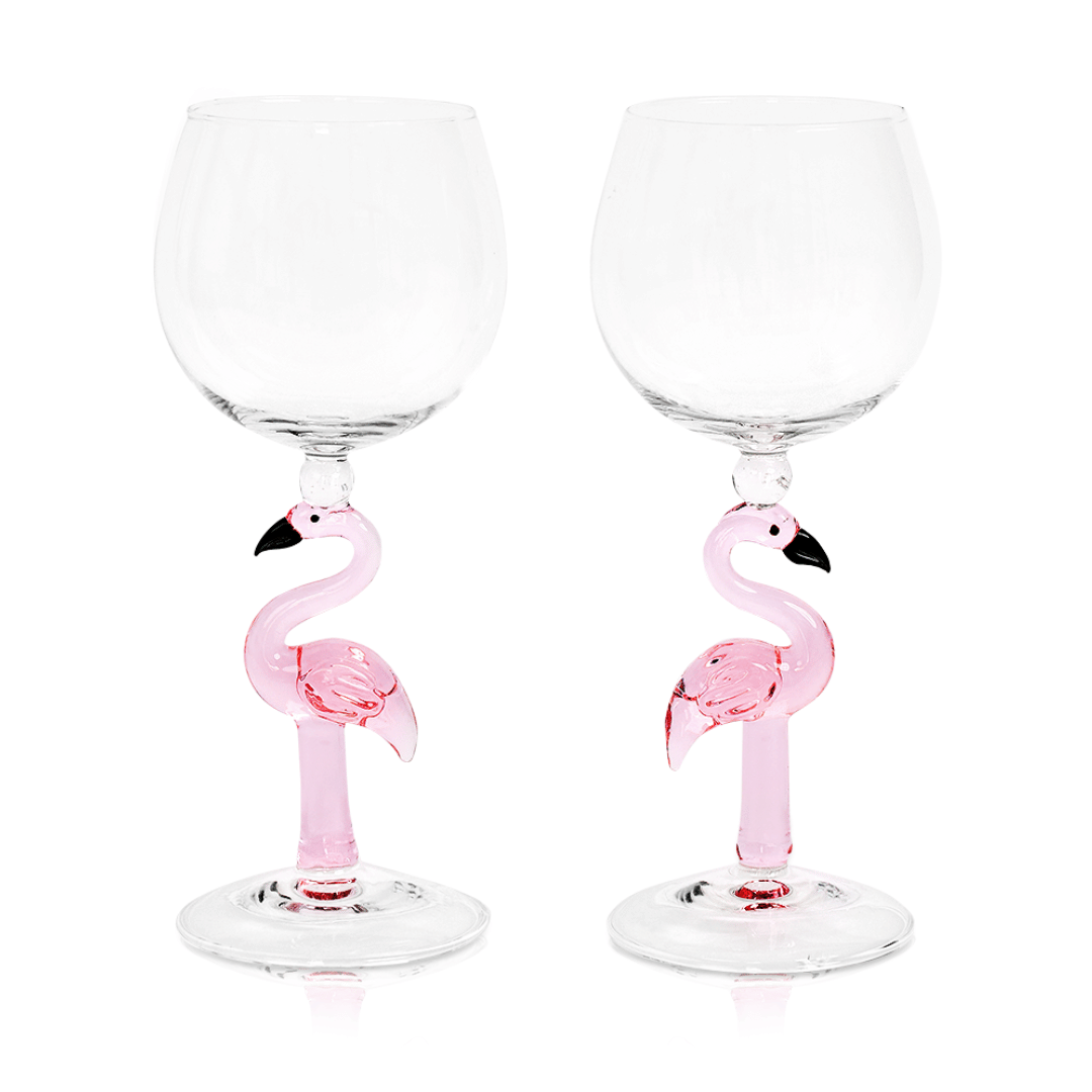 Flamingo Gifts for Women  12 OUNCE Pink White Wine/Coffee