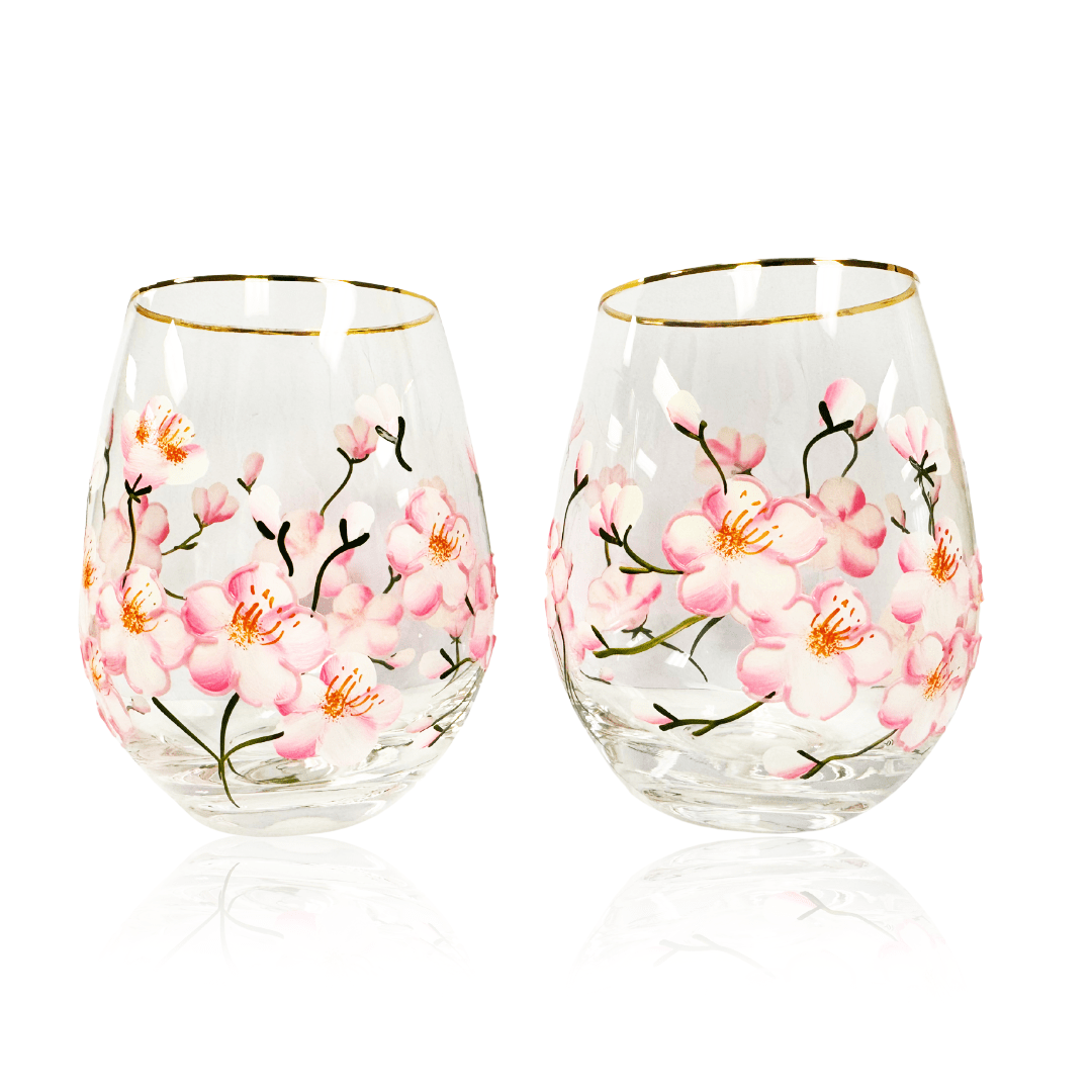 painted wine glasses, unique wine glasses, cute wine glasses, cool wine glasses, fancy wine glasses, pretty wine glasses, hand painted wine glasses, painted wine glass, unique stemless wine glass