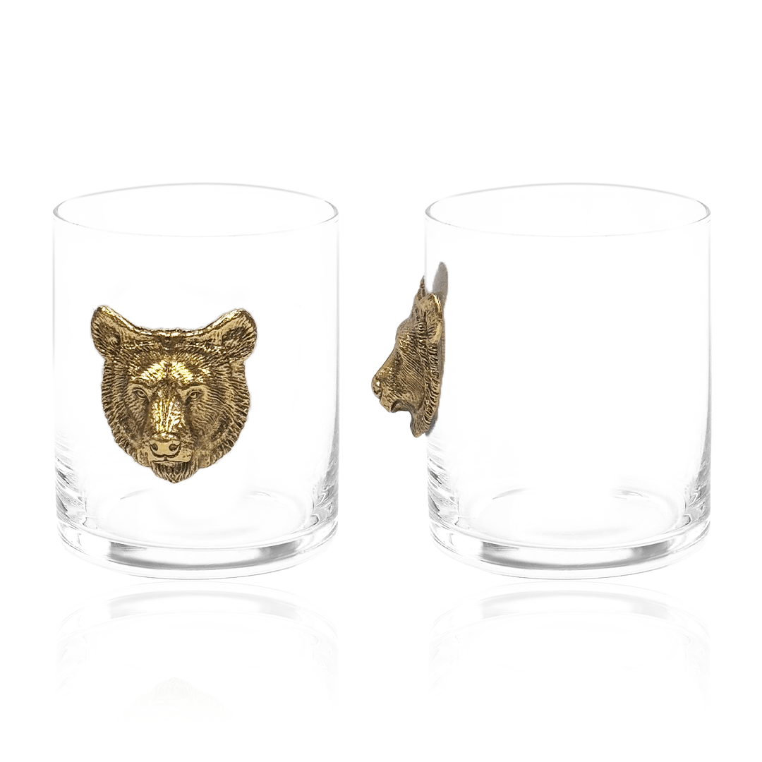 Bear Whiskey Glasses