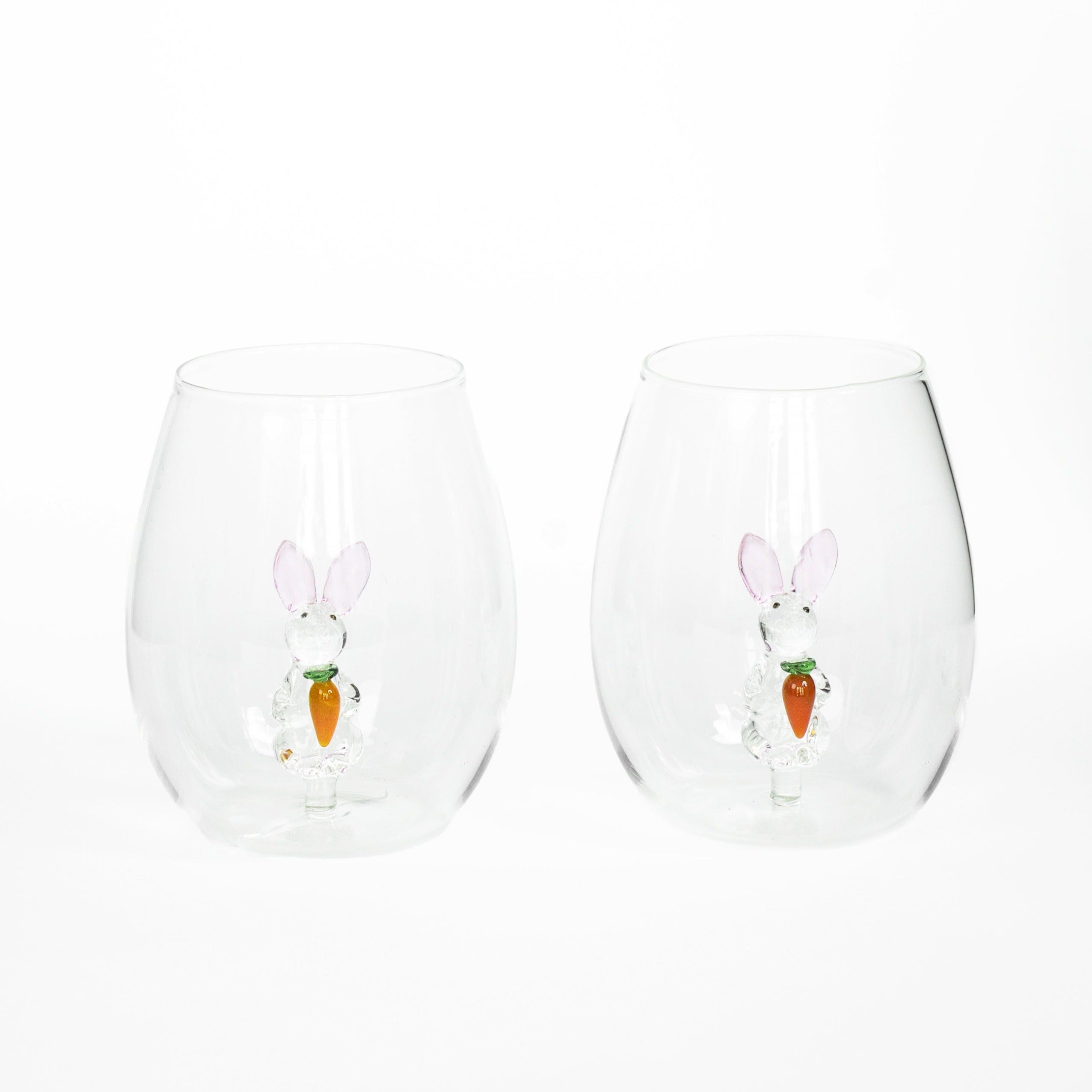 Easter Inspired Stem Wine Glass Mockup Features Stemless Wineglass  Surrounded Stock Photo by ©melissa6980 362320680