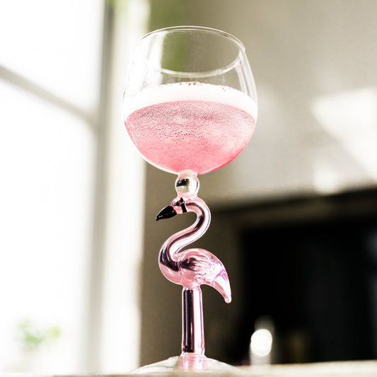 Unique Wine Glass Gift  Figural Gnome Heart Stemless Wine Glass