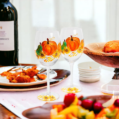 Pumpkin Wine Glass – The Giving Glass