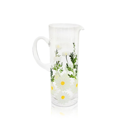 Painted Daisy Pitcher
