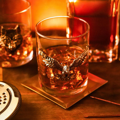 Gold Eagle Whiskey Glasses