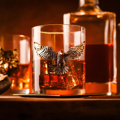 Gold Eagle Whiskey Glasses