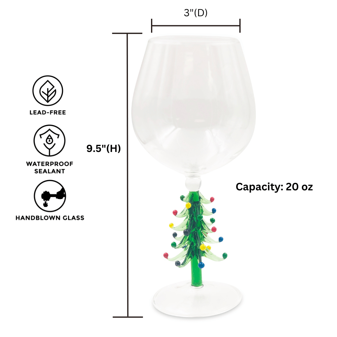 Figural Stemmed Gnome Wine Glass – Jersey Art Glass