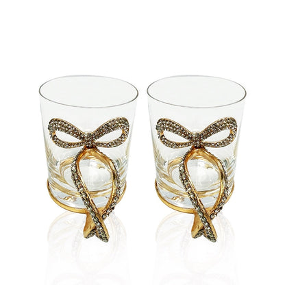 3D Jeweled Bowtie Handle Mugs