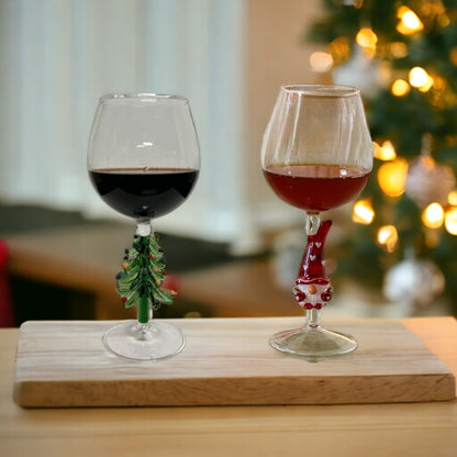 3D Christmas Wine Glass Bundle