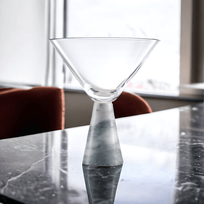 Marble Martini Glasses