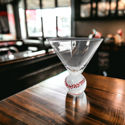 Baseball Martini Glasses