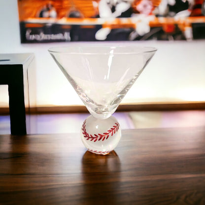 Baseball Martini Glasses