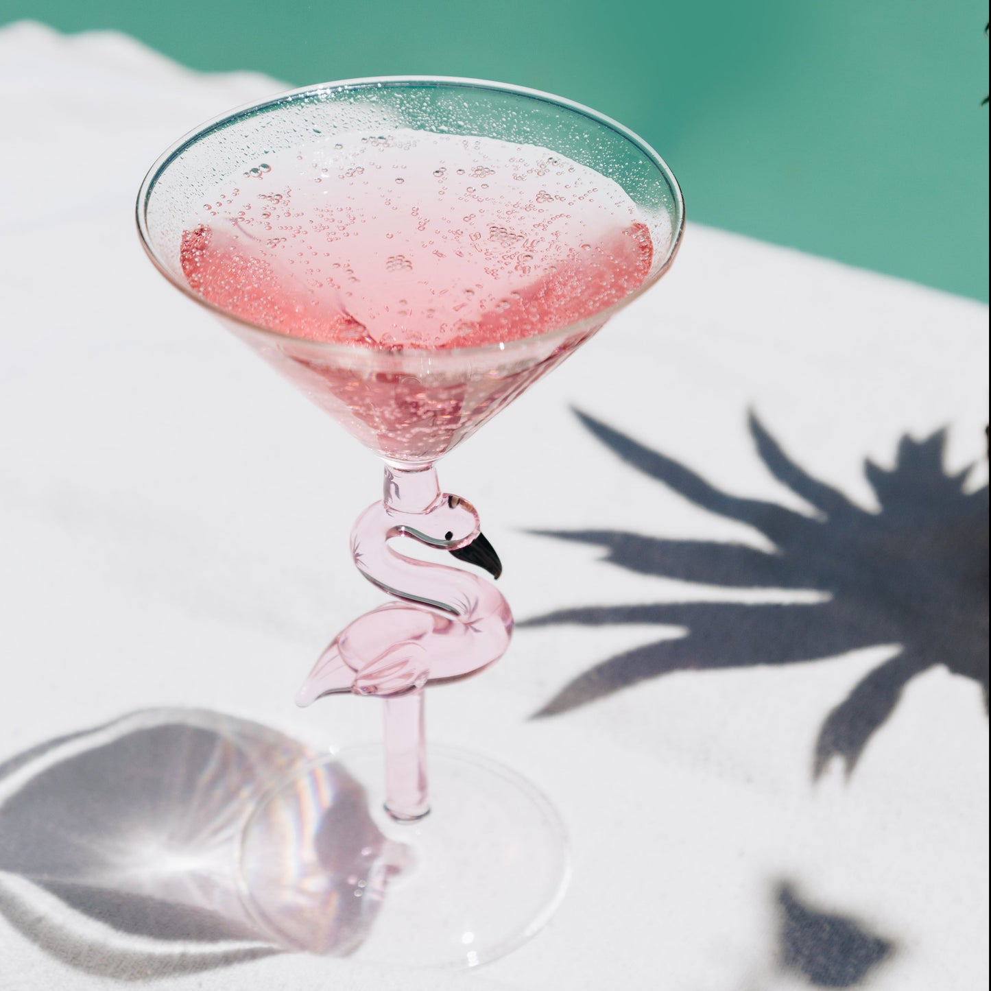 3D Flamingo Martini Glass