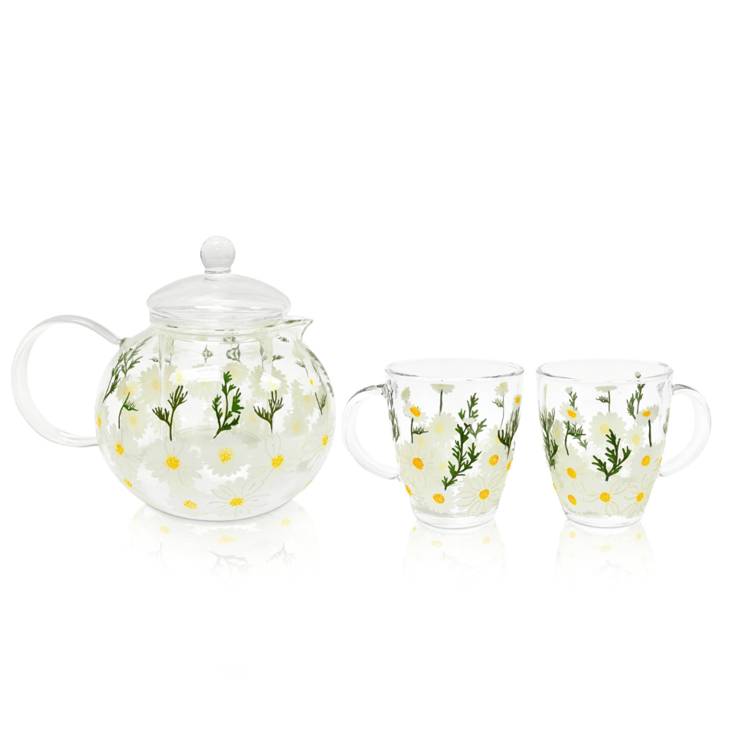 Daisy Teapot & Mugs Bundle