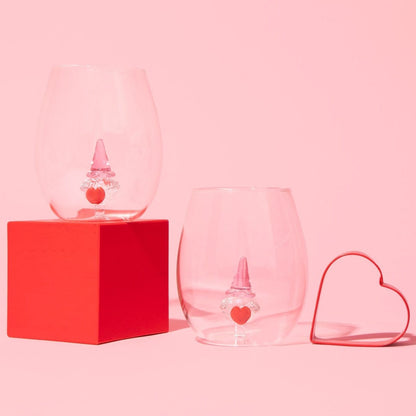 Figural Stemmed Gnome Wine Glass – Jersey Art Glass